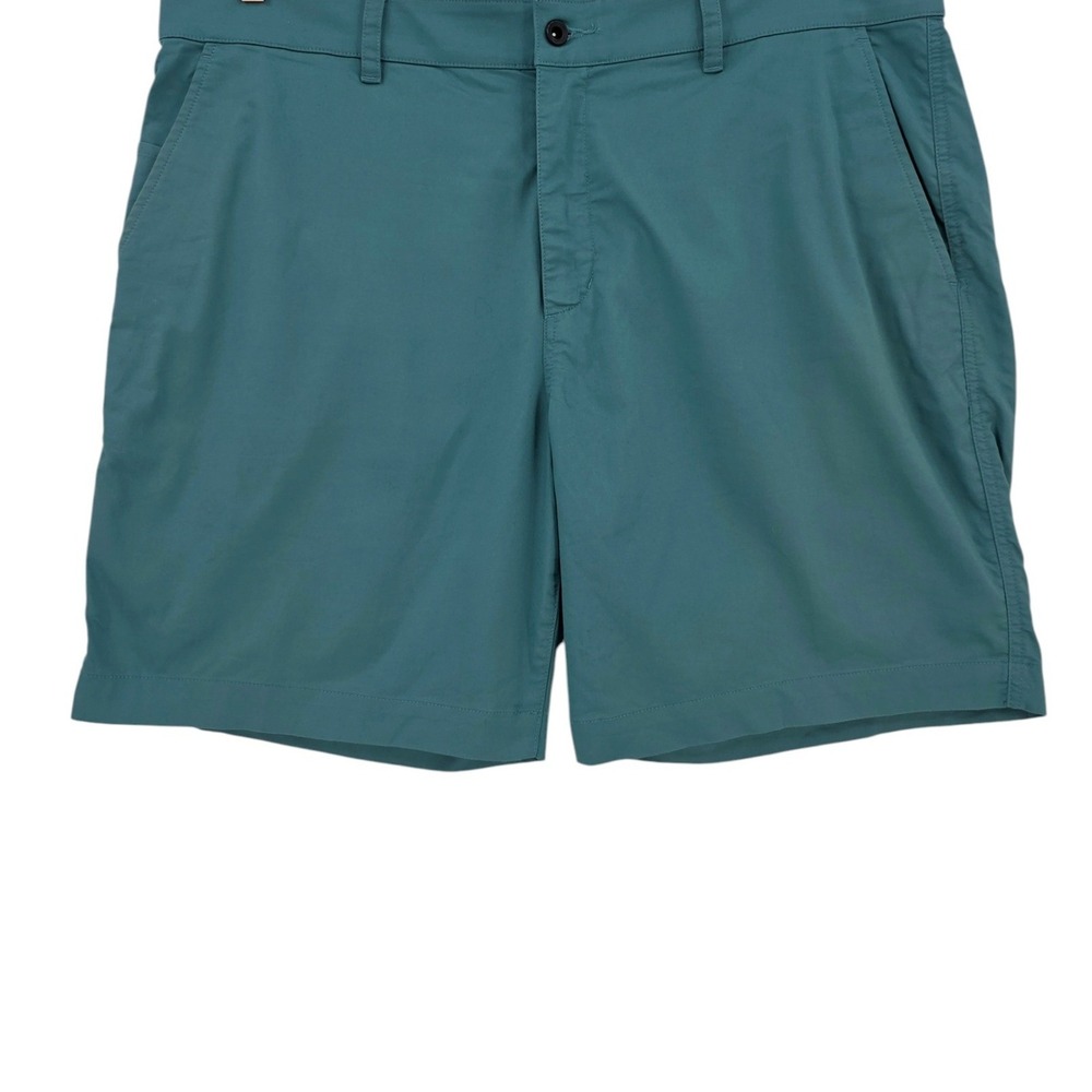 Nike Mens 40 Dri-Fit UV Chino Golf Shorts Blue Green